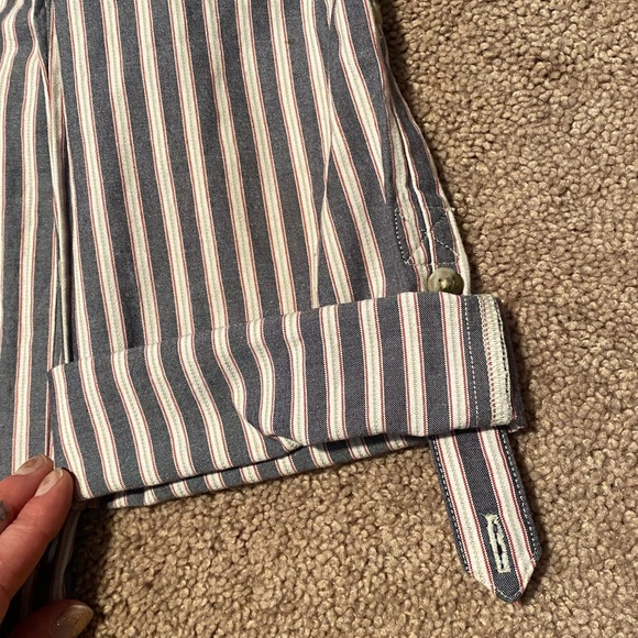 Janie & Jack Red White and Blue Pin Stripe Pants - Picture 5 of 9